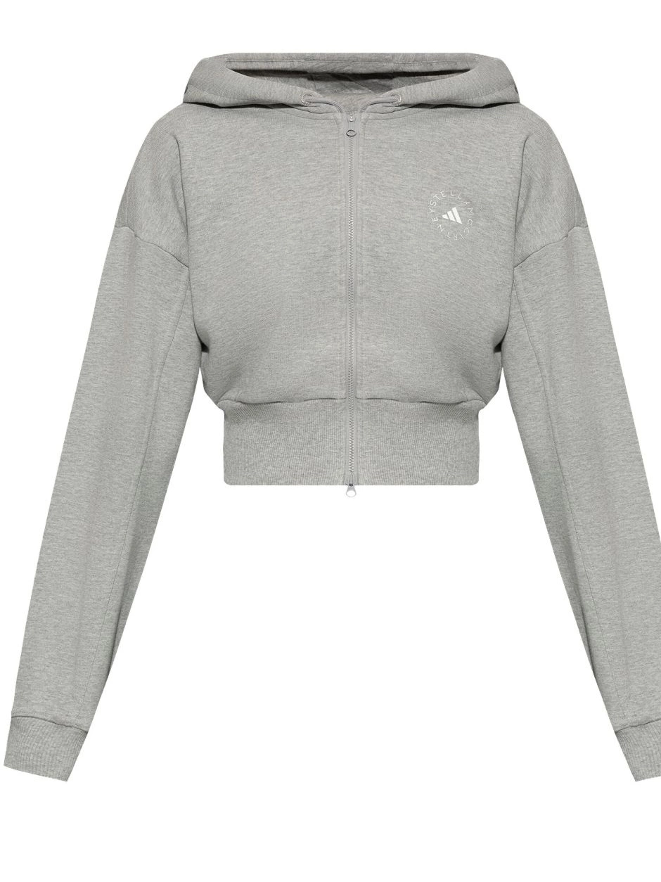 Cheap Women adidas cropped Stella logo-print by hoodie McCartney 0331